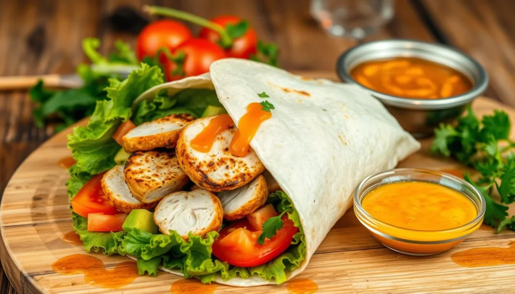 grilled chicken wrap