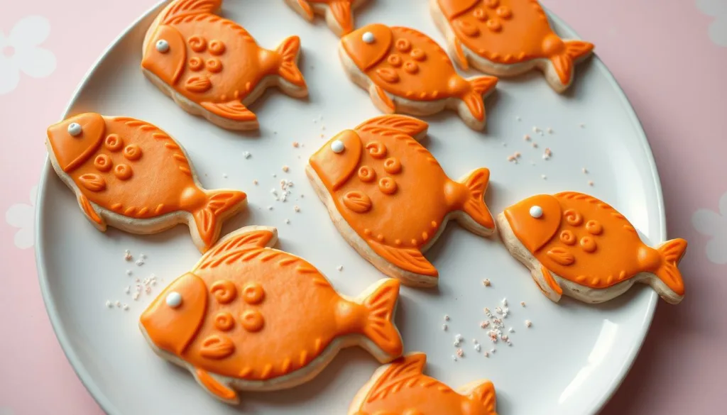 orange fish cookies,orange fish cookies recipe