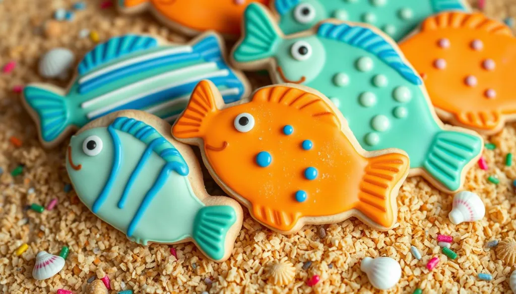 orange fish cookies,orange fish cookies recipe