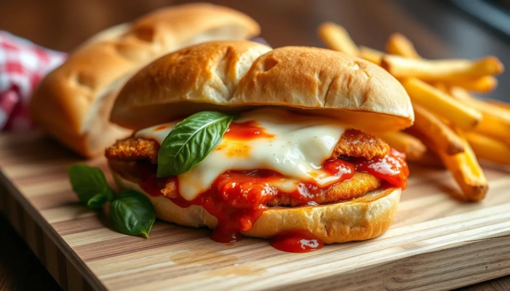 chicken parm sandwich