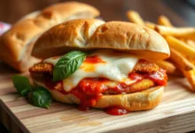 chicken parm sandwich