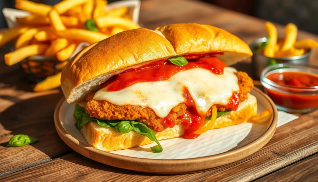 chicken parm sandwich