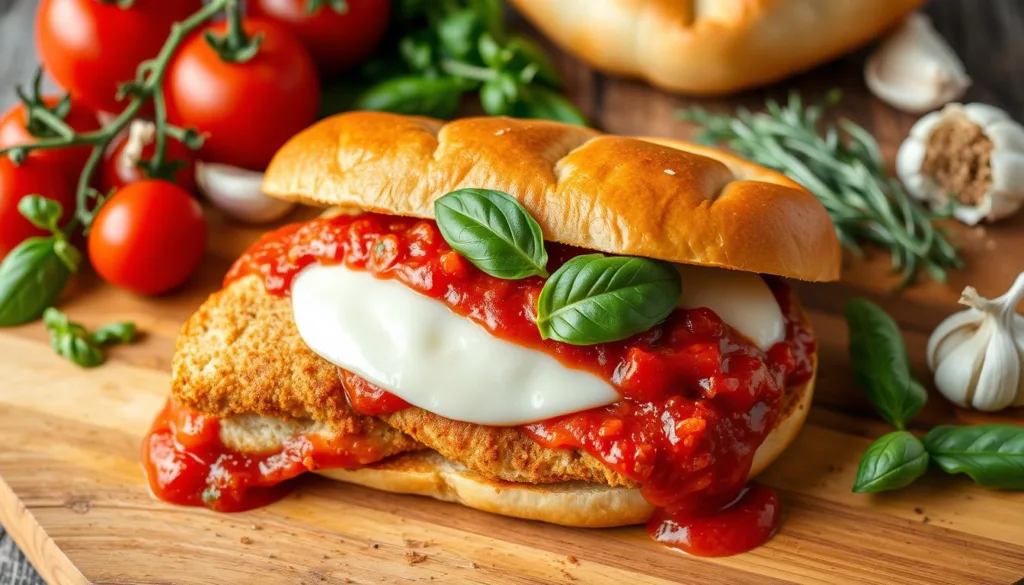 chicken parm sandwich