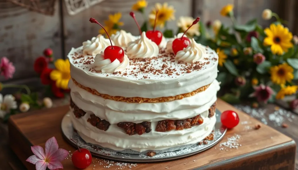 white forest cake